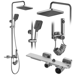 Náhled obrázku: Sprchový systém REA Helix Nickel Brush INOX 