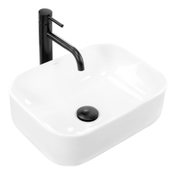 Náhled obrázku: Umyvadlo na desku Rea Demi Mini 40,5x31cm White 