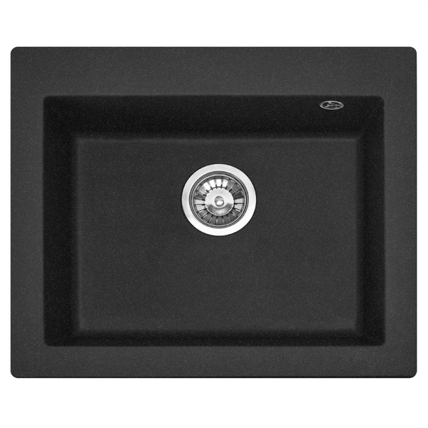 Kuchyňský dřez 60x50cm REA West XL black metalic