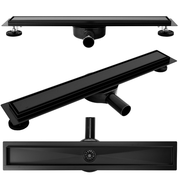 Odtokový sprchový žlab 60cm Rea PURE NEO PRO černá matná