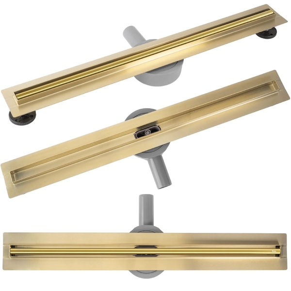 Odtokový sprchový žlab 70cm REA Neox Slim pro Gold