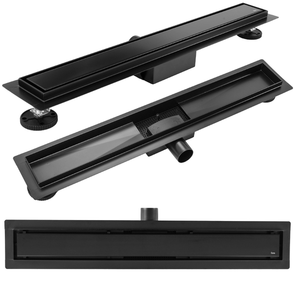 Odtokový žlab 70cm Rea Pure Neox matný černý