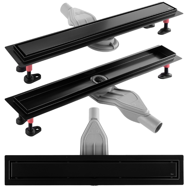 Odtokový žlab 80cm REA Neox Superflow Black