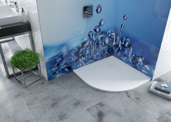 Sanplast Sprchová vanička čtvrtkruhová BP/FREE, akrylát, R550