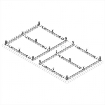 Sanplast Vaničkové podpěry STS-080 (pro vaničky B-M/OPEN/STR/SPACE)