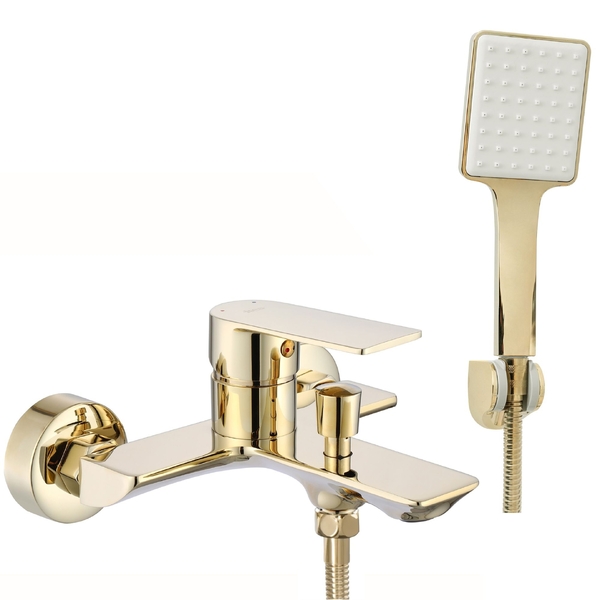Vanová baterie 150mm vč. sprchy REA Urban zlato