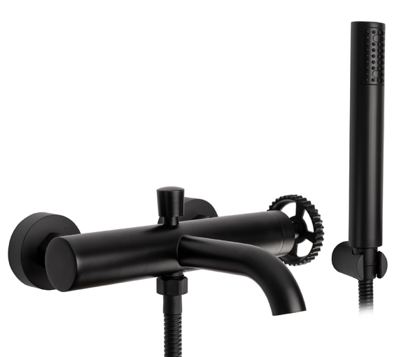 Vanová baterie 150mm vč. sprchy REA VERTIGO matná černá