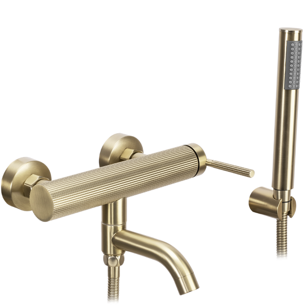 Vanová baterie se sprchou REA Argon rozteč 150 mm broušené zlato
