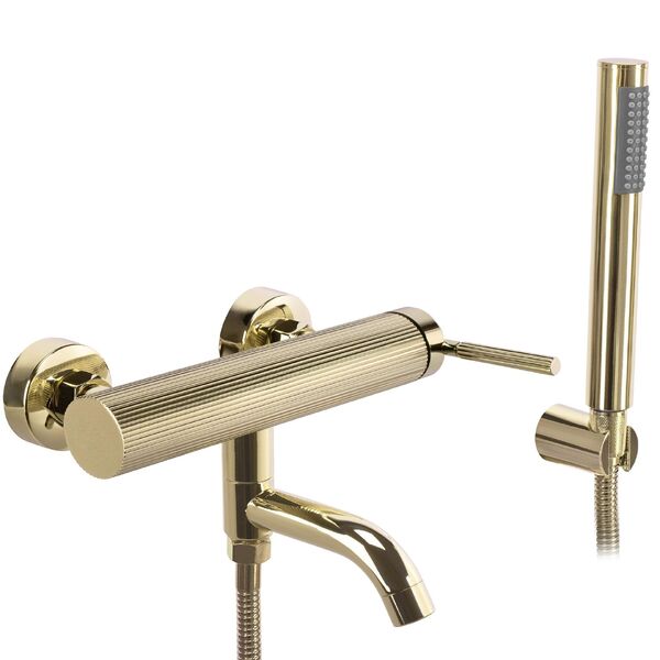 Vanová baterie se sprchou REA Argon rozteč 150 mm zlato