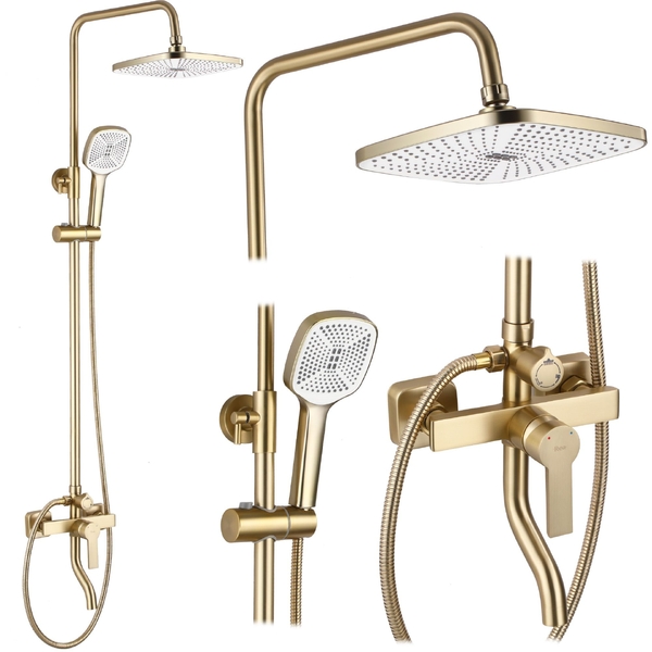 Vanový set vč. baterie REA ARGUS GOLD BRUSH