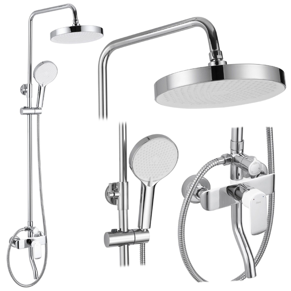 Vanový set vč. baterie REA BLOOM WHITE CHROME