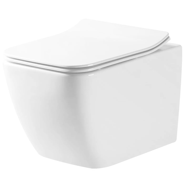 Závěsné WC Rea MARTIN Slim Rimless bílá