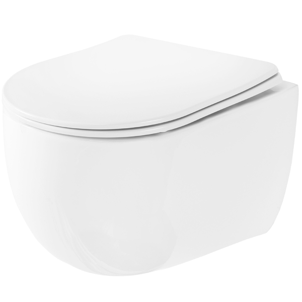 Závěsné WC Rea Olivier Rimless bílá